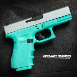 Glock 19 Gen 3 Tiffany Blue Pistol Satin Aluminum Slide