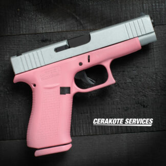 Glock 48 Victoria Pink Pistol Satin Aluminum Slide