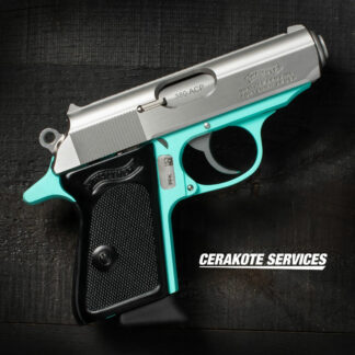 Walther PPK Tiffany Blue Pistol Stainless Slide