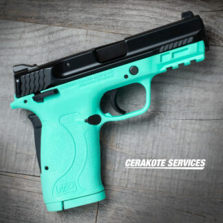 Smith and Wesson M&P Shield EZ 2.0 Tiffany Blue Pistol Thumb Safety