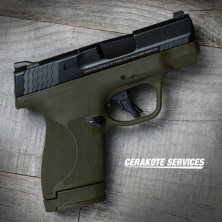 Smith and Wesson M&P Shield Plus OD Green Pistol