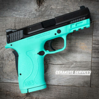 Smith and Wesson M&P EZ Shield Tiffany Blue Pistol