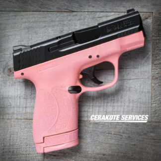 Smith and Wesson M&P 9 Shield M2.0 Victoria Pink Pistol Thumb Safety