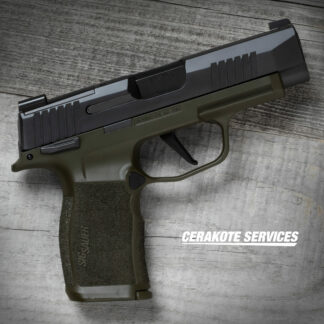 SIG P365 XL OD Green Pistol Manual Safety Vuurwapen Magazine Release XRay3
