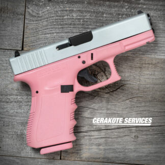 Glock 19 Gen 3 Victoria Pink Frame Pistol Satin Aluminum