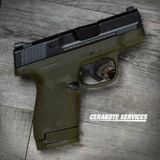 Smith and Wesson M&P 9 Shield M2.0 OD Green Pistol Thumb Safety