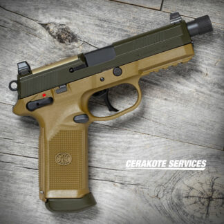 FN FNX-45 Tactical FDE Pistol OD Green Slide