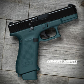 Glock 19X Vision Blue Pistol Elite Blackout Slide