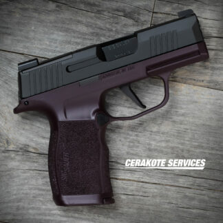 SIG P365X Plum Pistol Vuurwapen Magazine Release