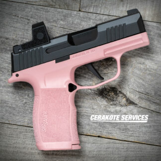 SIG P365X Blossom Pink Pistol Vuurwapen Magazine Release Romeo Zero