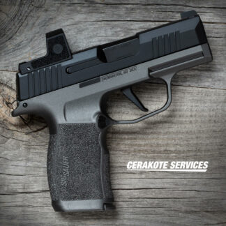 SIG P365X Disruptive Grey Pistol Vuurwapen Magazine Release Romeo Zero