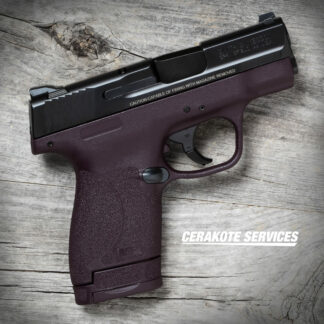 Smith and Wesson M&P 9 Shield M2.0 Plum Thumb Safety