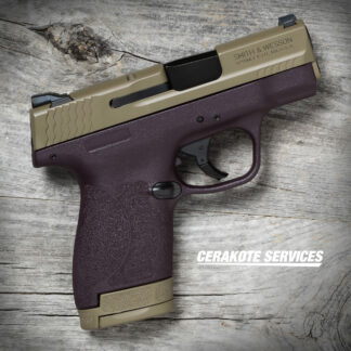 Smith and Wesson M&P 9 Shield M2.0 PB&J Plum Thumb Safety