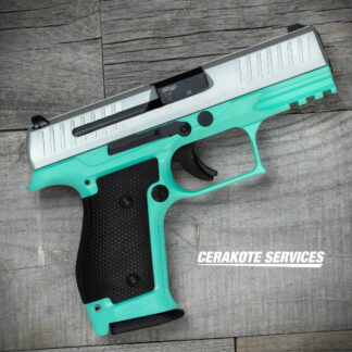 Walther PPQ Q4 SF Tiffany Blue Pistol Satin Aluminum Slide