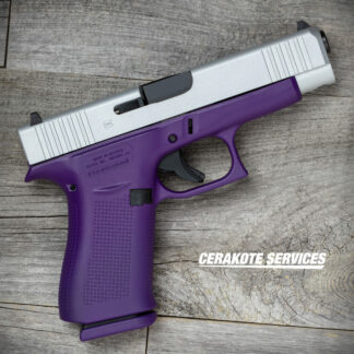 Glock 48 Wonka Purple Pistol Satin Aluminum Slide