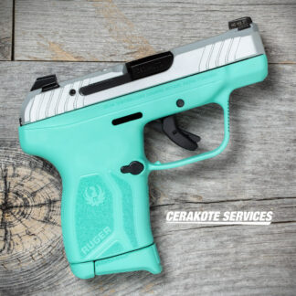 Ruger LCP MAX Tiffany Blue Pistol Satin Aluminum Slide