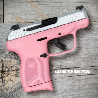 Ruger LCP MAX Victoria Pink Pistol Satin Aluminum Slide