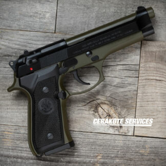 Beretta 92FS Made in Italy OD Green Pistol