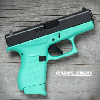 Glock 42 Tiffany Blue Pistol