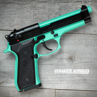 Beretta 92FS Made in Italy Tiffany Blue Pistol