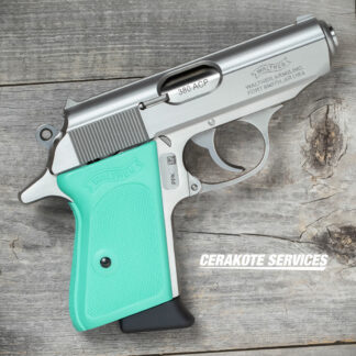 Walther PPK Pistol Tiffany Blue Grips