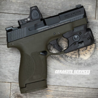 M&P 9 Shield Plus No Safety OD Green Pistol RMRcc TLR-6 NS