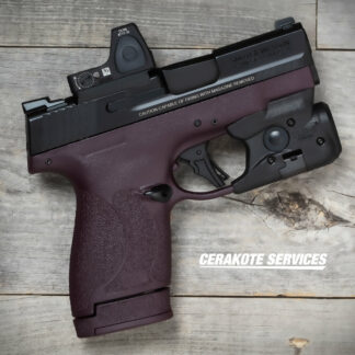 M&P 9 Shield Plus No Safety Plum Pistol RMRcc TLR-6 NS