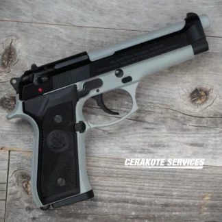 Beretta 92FS Made in Italy Chalk Gray Pistol