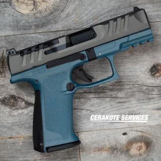 Walther PDP F Series 4 Vision Blue Pistol Gray Slide