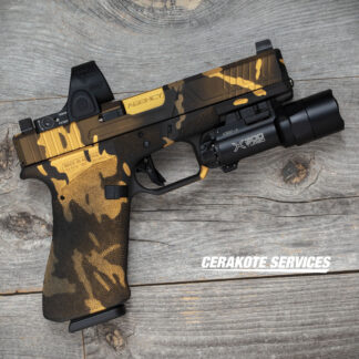 Agency Arm Mod Glock 17 Gen 3 Field Gold MultiCam SRO AmeriGlo XL X300T-A
