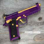 Beretta 92X Performance Purple Sunburst Gold Barrel / Accents
