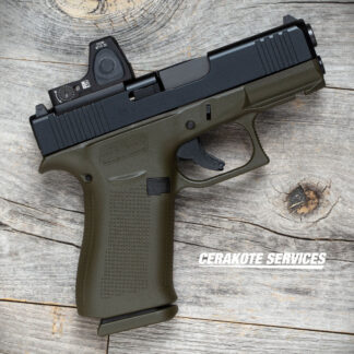 Glock 43X MOS OD Green With RMRcc 3.25 MOA