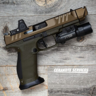 Walther PDP Pro SD Full Size OD Green Roland Spartan Bronze Slide RM06 PMM Compensator X300U-A
