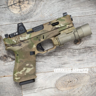 Agency Arms Mod Glock 19 Gen 4 Urban Combat Full MultiCam RM06 Premier DLC X300U-A Tan