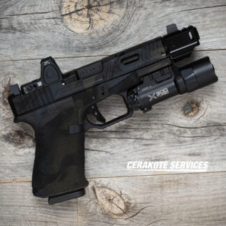 Agency Arms Mod Glock 19 Gen 3 Urban Combat Black MultiCam RM06 Dual Port Comp X300T-A