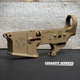 KDG Enhanced AR-15 Stripped Lower Receiver Taupe