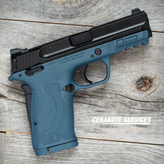 Smith and Wesson M&P 380 Shield EZ 2.0 Vision Blue Thumb Safety